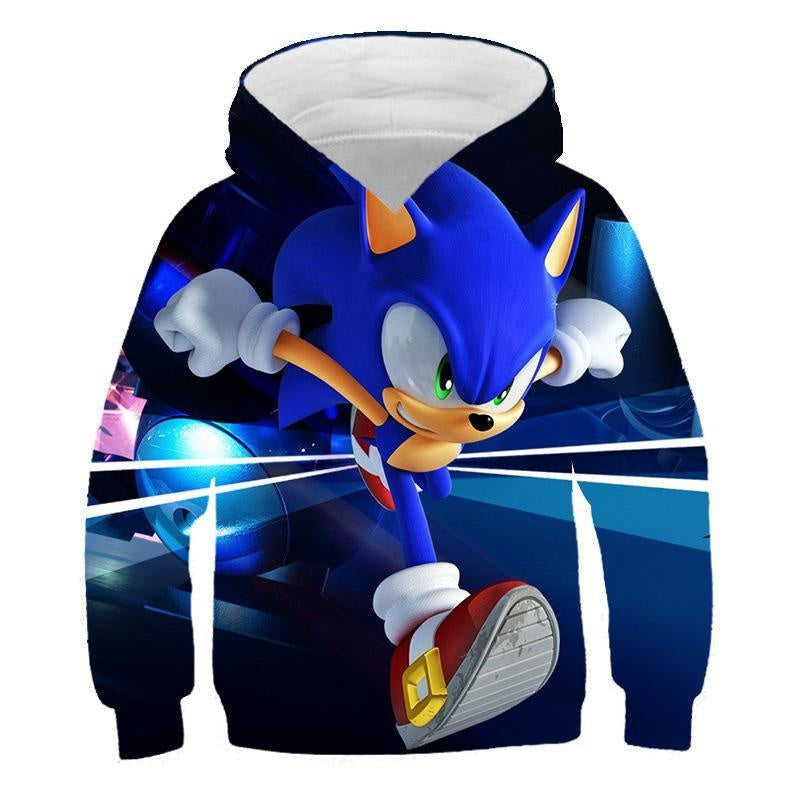 Kid Loose Long Sleeve 3D Printed Hoodie