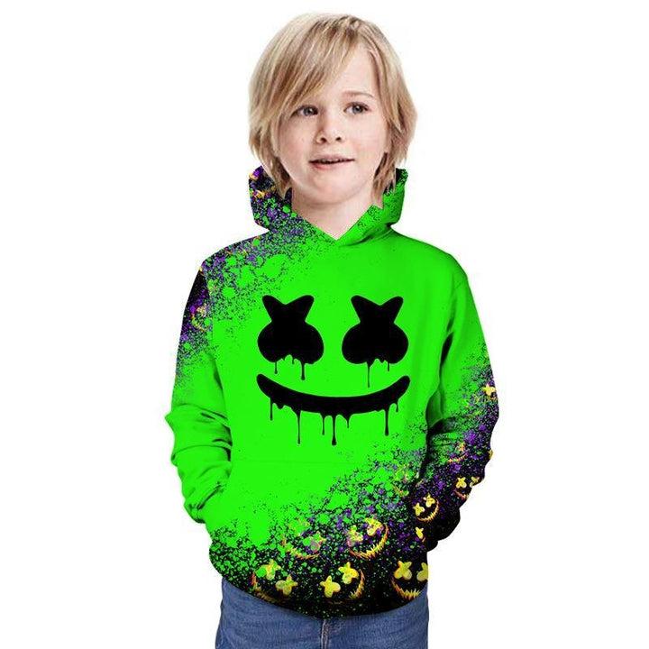 Children Kid 3D Print Halloween Pattern Hoodie