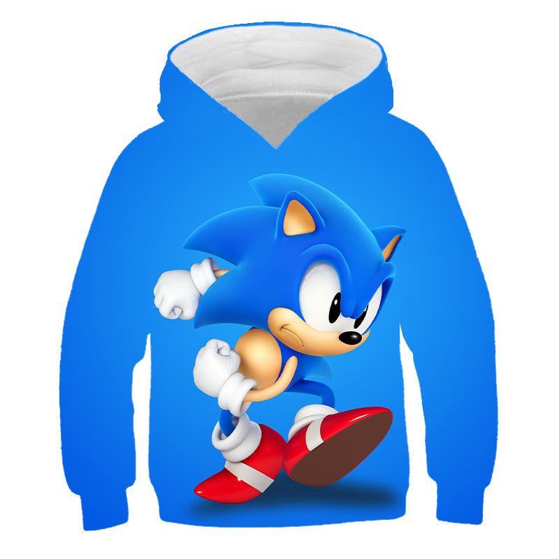 Kid Loose Long Sleeve 3D Printed Hoodie