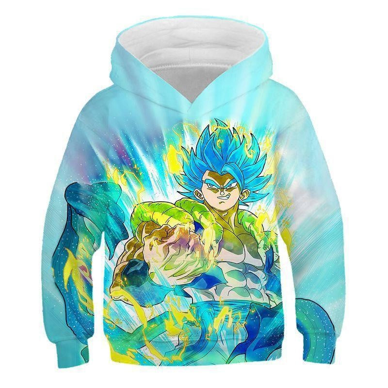 Super Kid Boy Dragon Ball Long Sleeve Hoodie - MomyMall