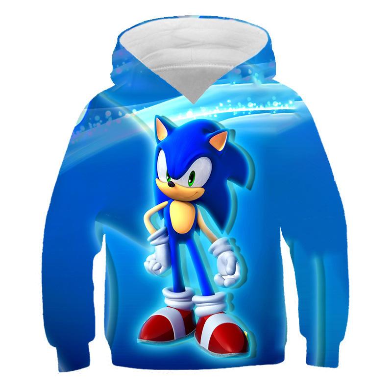 Kid Loose Long Sleeve 3D Printed Hoodie