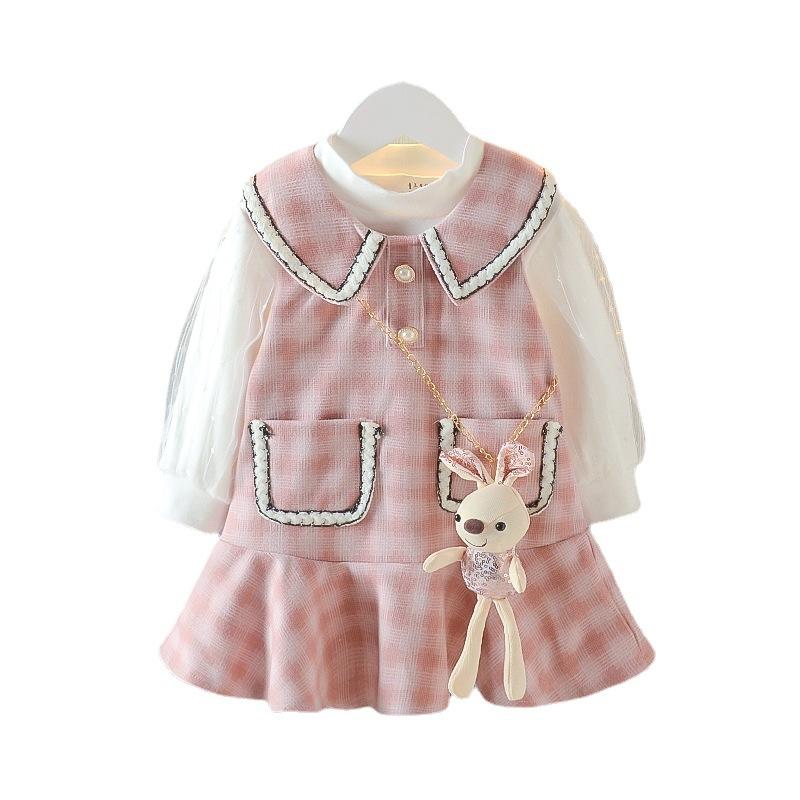 Girl Spring Autumn Fashion 2 Pcs Dress Outfits - MomyMall