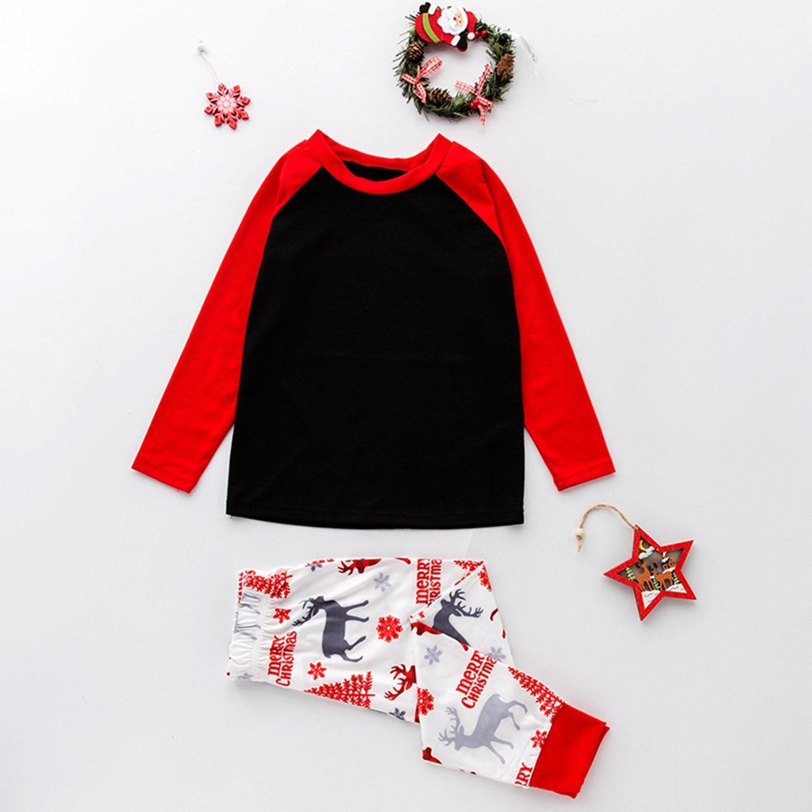 Christmas Family Matching Parent-child Pajamas Suits Set - MomyMall