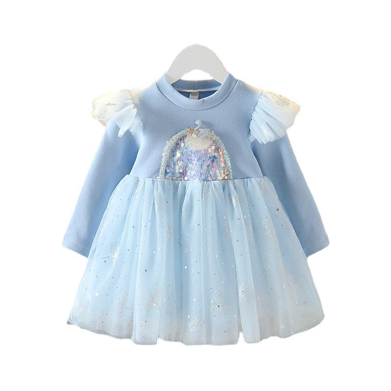 Girl Boutique Autumn Princess Fluffy Dress - MomyMall