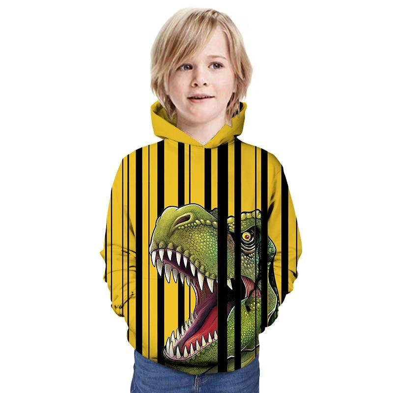 Children Kid 3D Printed Dinosaur Pattern Hoodie - MomyMall Type3 / 3-4 Years