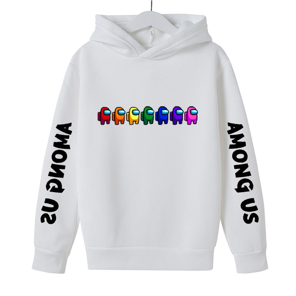 Kids Girl Boy Among US Peripheral Printed Hoodie - MomyMall