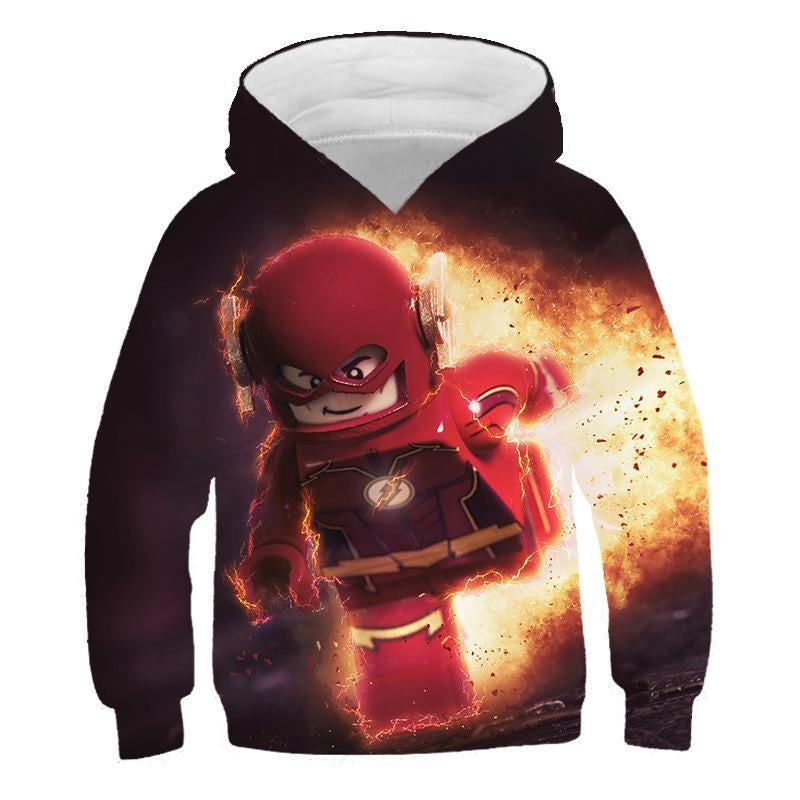 Children Kid 3D Cartoon Print Casual Pullover Hoodie - MomyMall