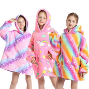 Kid Boy Girl Blanket Winter Warm Pajamas Sweater - MomyMall