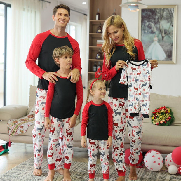 Christmas Family Matching Parent-child Pajamas Suits Set - MomyMall