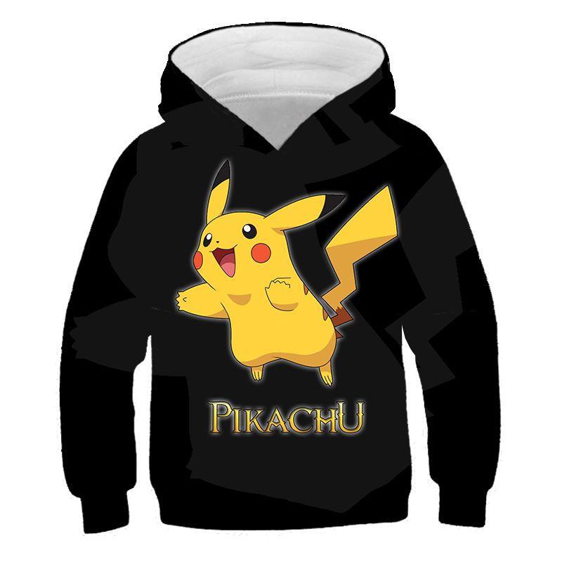 Children Kid Pikachu 3D Print Casual Hoodie