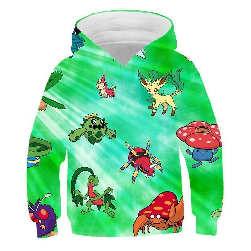 Children Kid Pikachu 3D Print Casual Hoodie