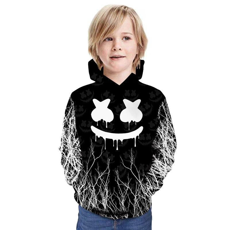 Children Kid 3D Print Halloween Pattern Hoodie