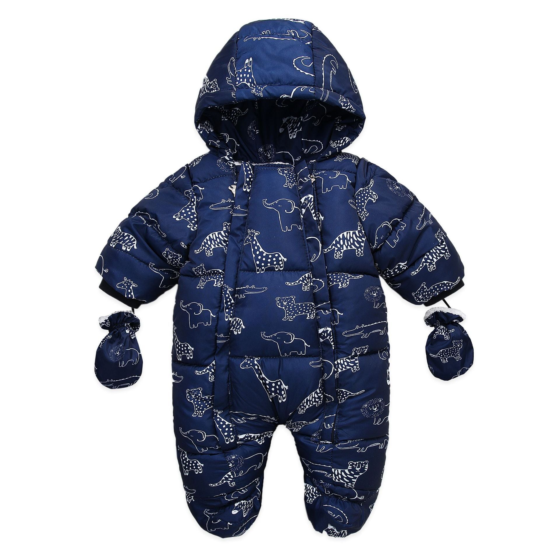 Newborn Baby Cotton-padded Winter Warm Thicken Jumpsuit Romper