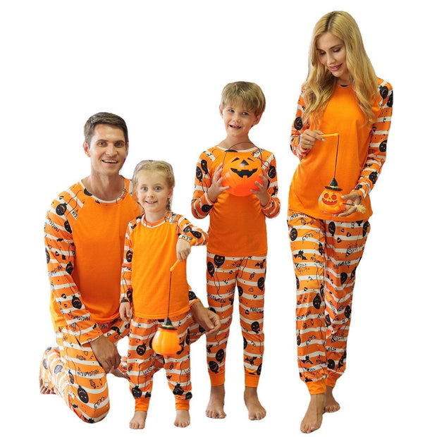 Halloween Pajamas Family Matching Mommy Dad and Me Sleepwear Outfits - MomyMall