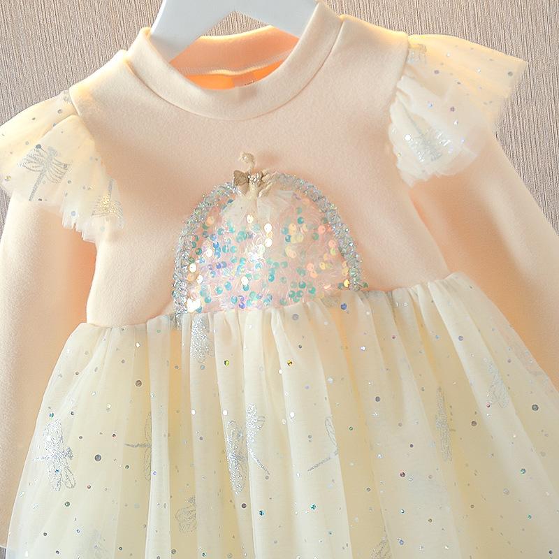 Girl Boutique Autumn Princess Fluffy Dress - MomyMall