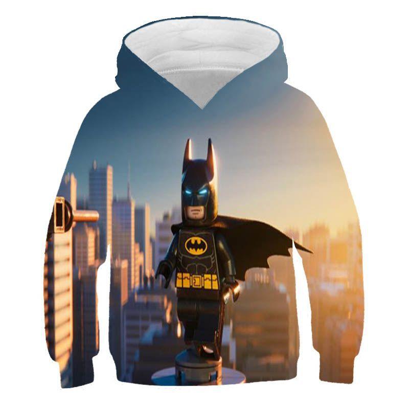 Kids 3D Print Cartoon Loose Long Sleeves Hoodie - MomyMall