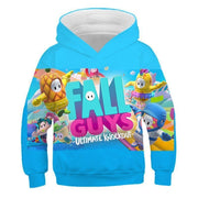 Kids Fall Guys Ultimate Knockout Long Sleeve Hoodie Pullover - MomyMall Type5 / 2-3 Years