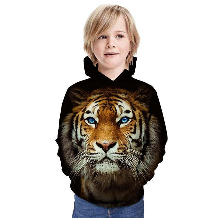 Children Kid 3D Print Animal Lion Hoodie - MomyMall Type4 / 3-4 Years