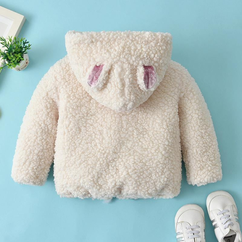 Autumn Winter Newborn Baby Thick Lamb Wool Coats