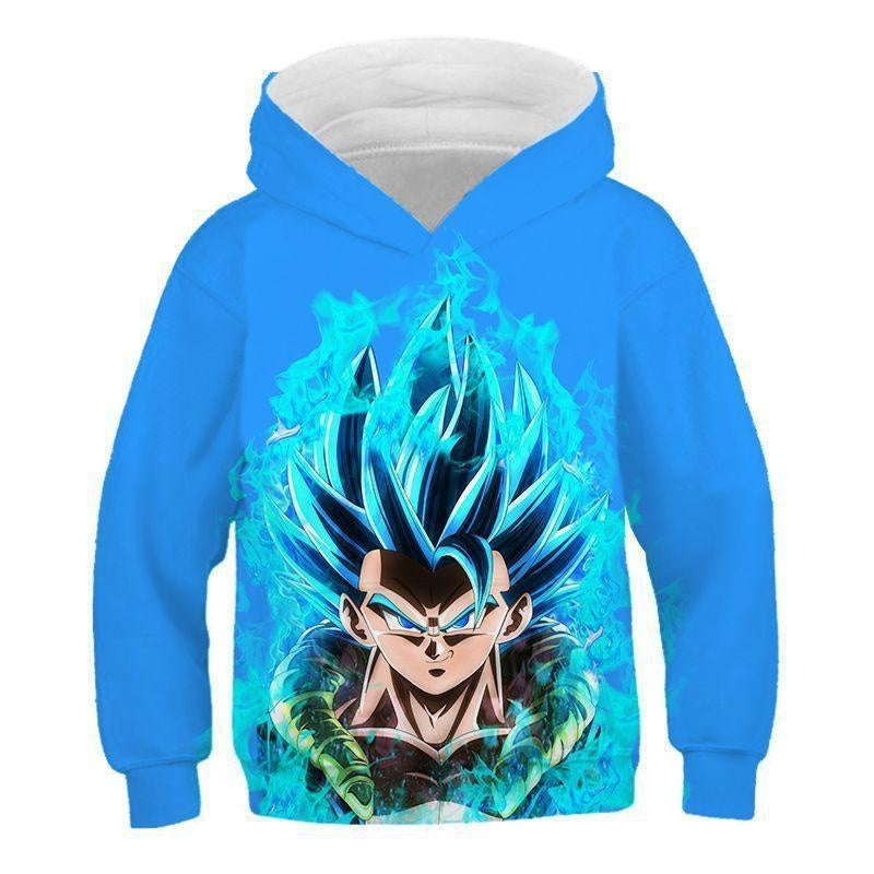 Super Kid Boy Dragon Ball Long Sleeve Hoodie - MomyMall