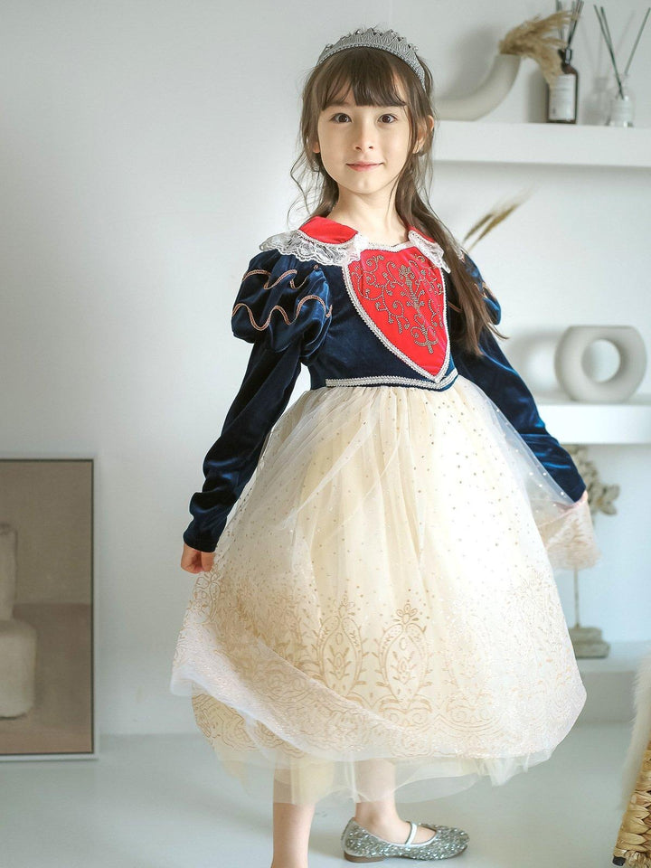 Snow White Dress Baby Kid Girl Snow Christmas Princess Dress