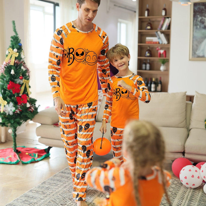 Family Matching Halloween Print Set Parent-child Pajamas - MomyMall