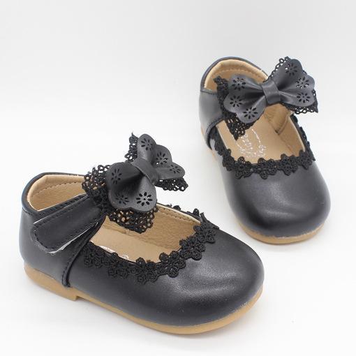 Baby Girl Bow Tie Toddlers with Soft Soles Shoes - MomyMall