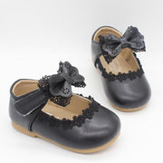 Baby Girl Bow Tie Toddlers with Soft Soles Shoes - MomyMall