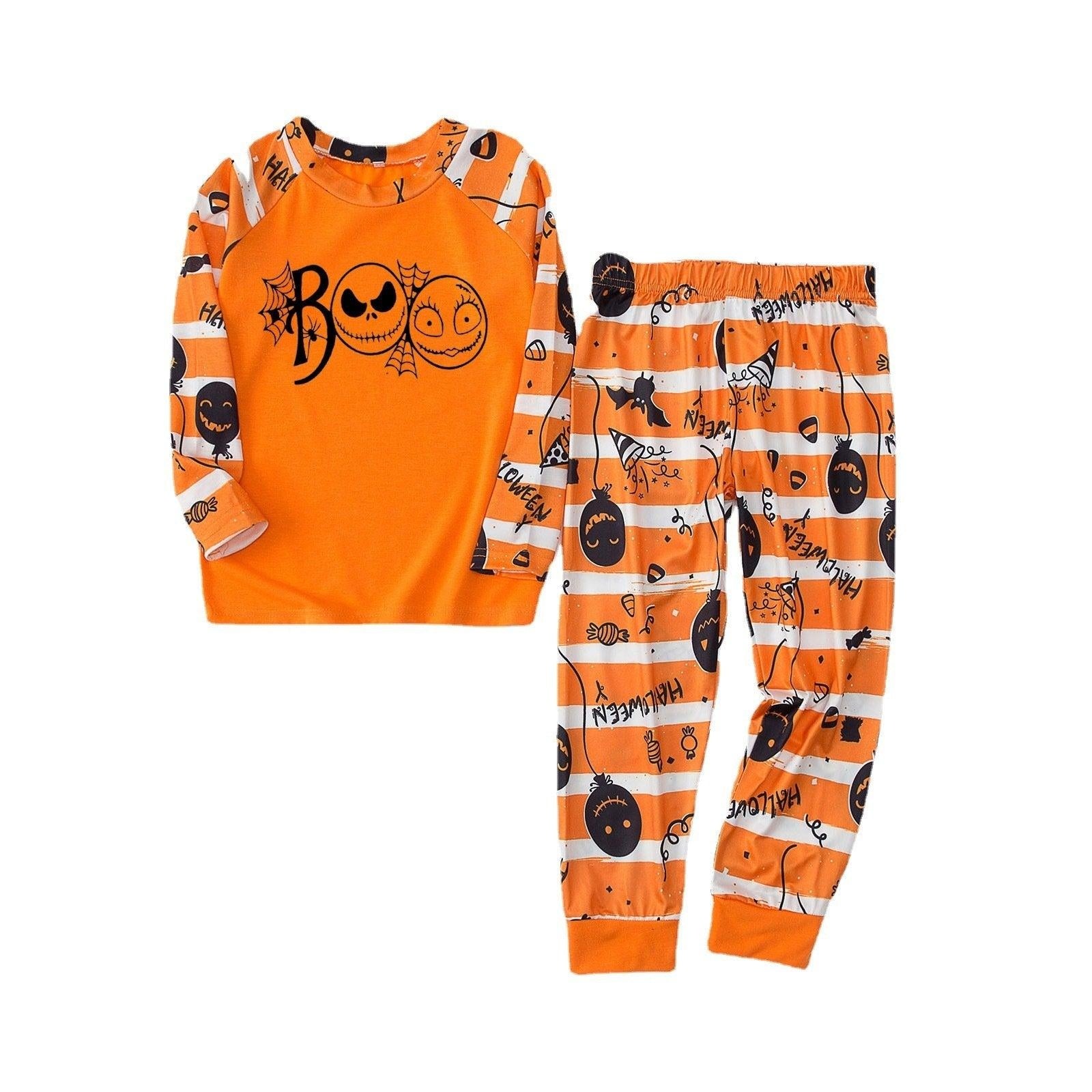 Family Matching Halloween Print Set Parent-child Pajamas - MomyMall