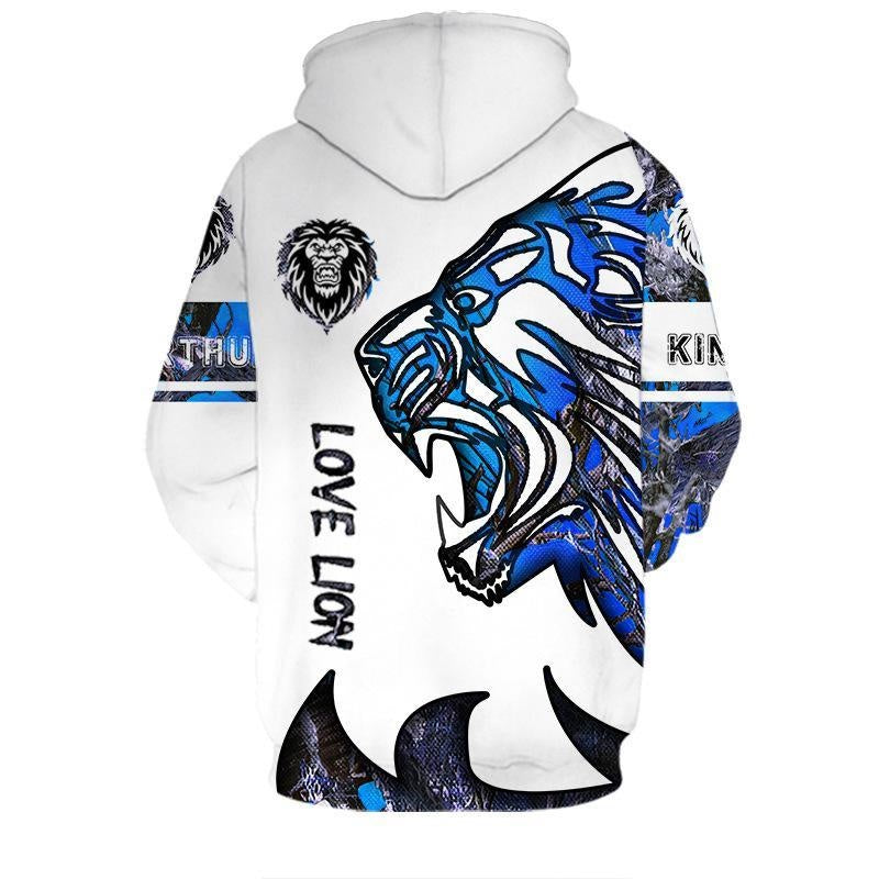 Children Kid 3D Print Animal Lion Hoodie - MomyMall