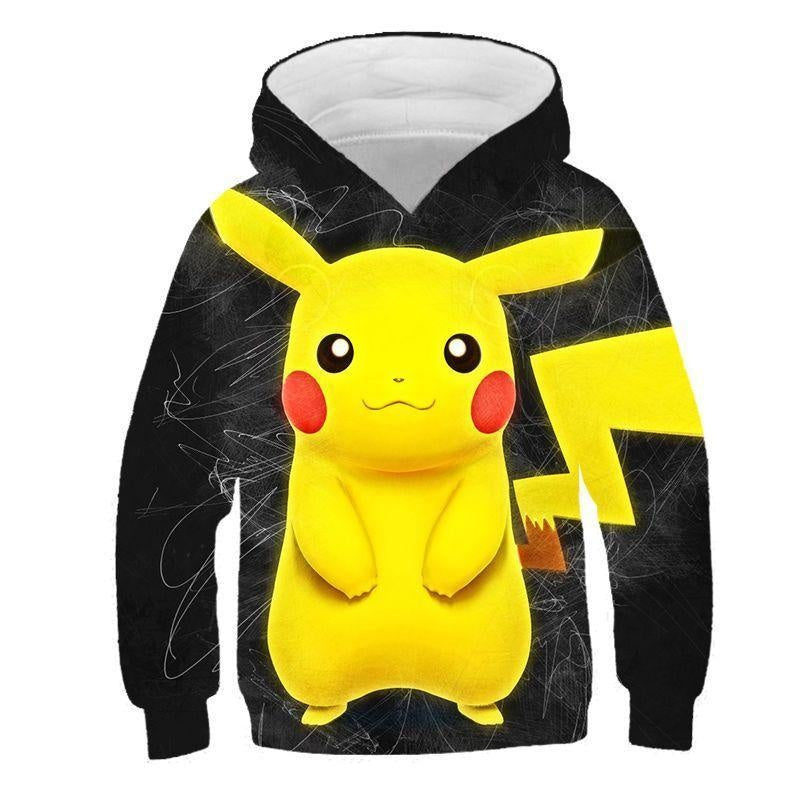 Children Kid Pikachu 3D Print Casual Hoodie