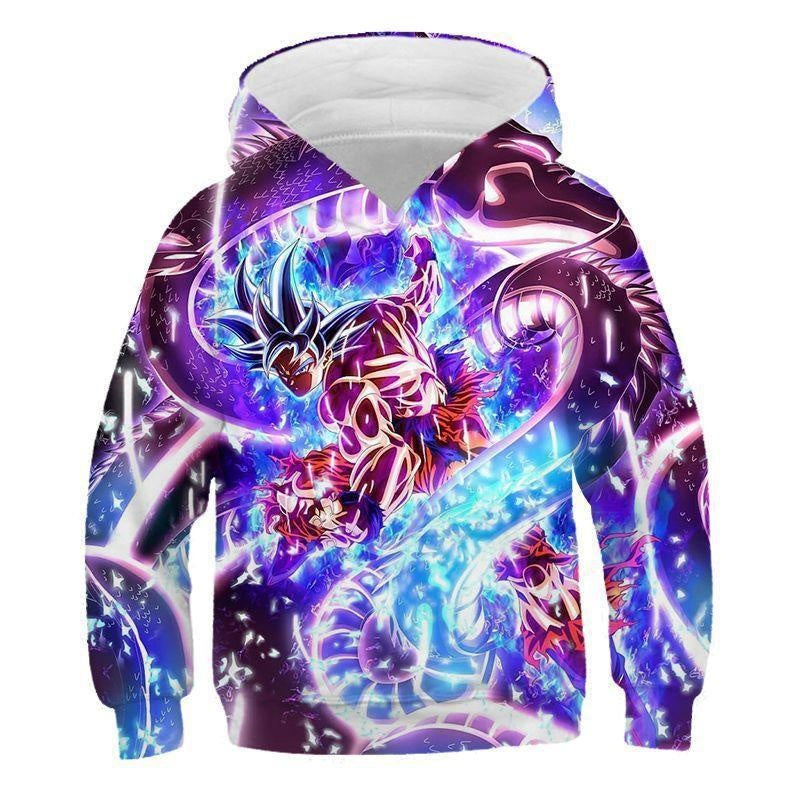 Super Kid Boy Dragon Ball Long Sleeve Hoodie - MomyMall