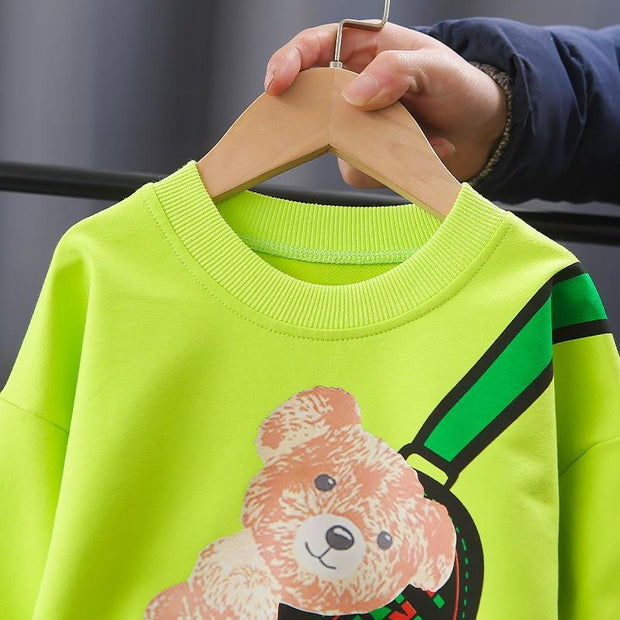 Baby Toddler Autumn Spring Sweatshirts Long-sleeved Tops - MomyMall