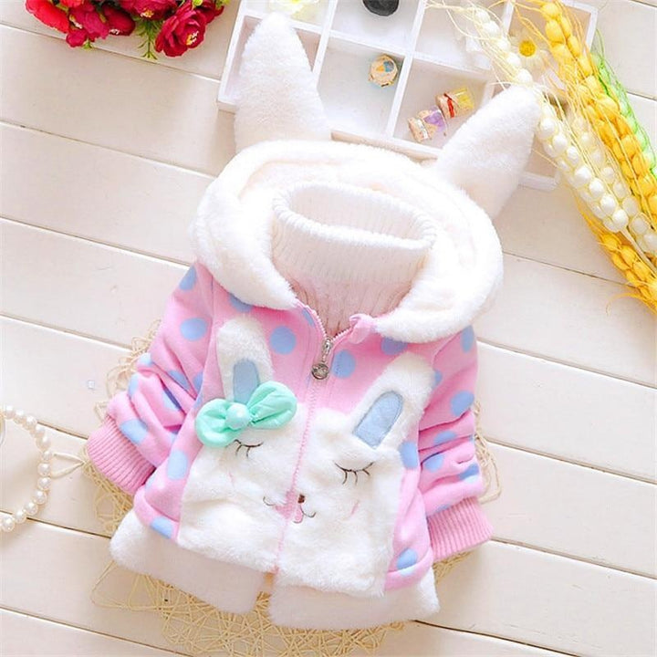 New Arrival Autumn and Winter Girl casual Sweet Coat Jacket - MomyMall Pink / 6-9 Months