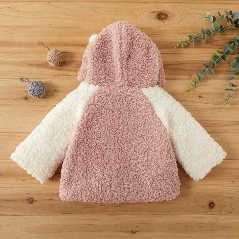 Winter Baby Girl Sweet Animal Jacket Sweater Coat - MomyMall