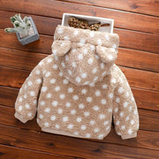 Toddler Boy Animal Raccoon Pattern Fluff Jacket Sweater Coat - MomyMall