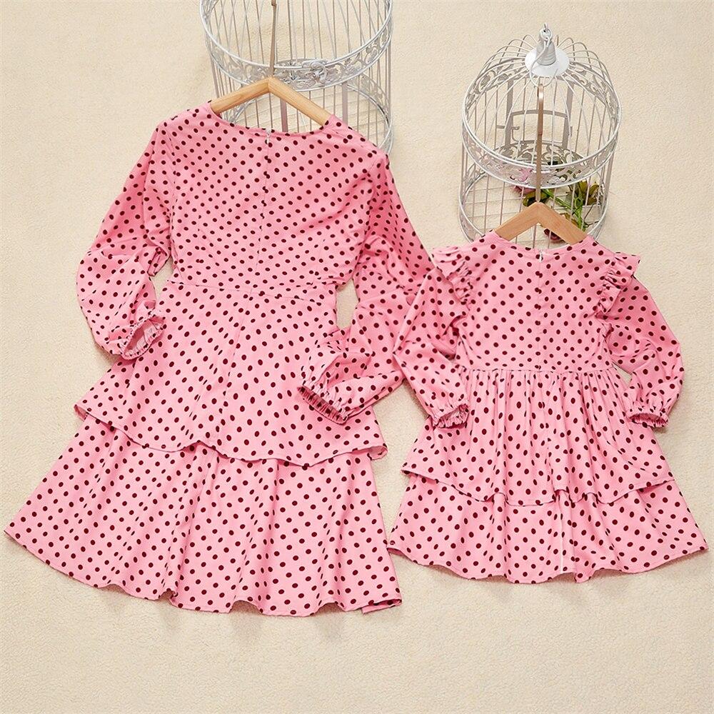 Family Matching Mom And Daughter Parent-Child Dresses - MomyMall