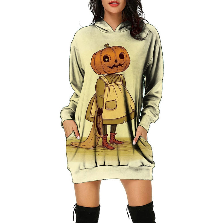 Pumpkin Girls Halloween Sweatshirts - MomyMall Green / S