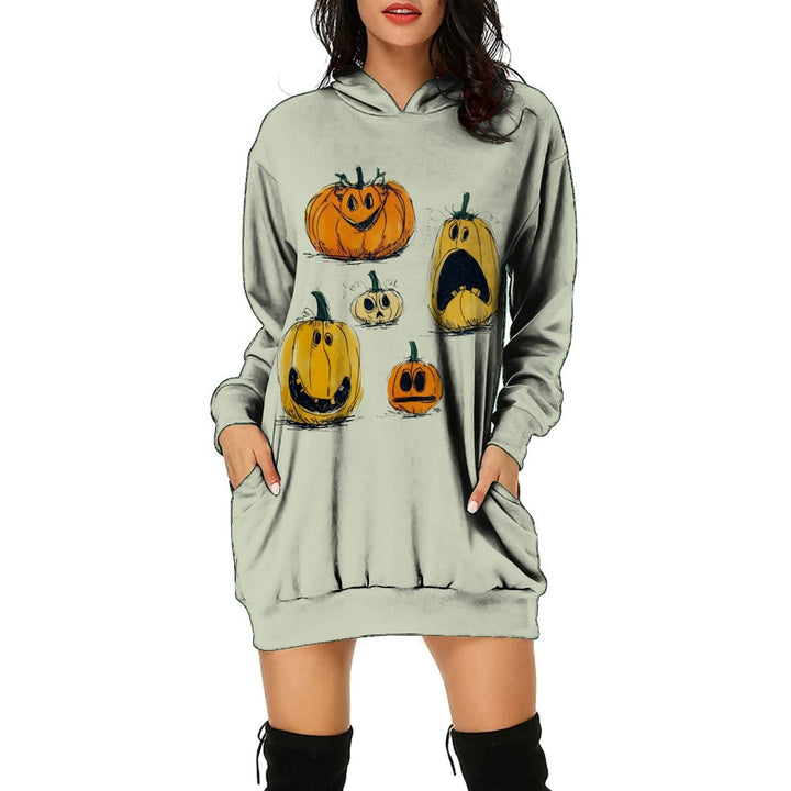 Pumpkin Girls Halloween Sweatshirts - MomyMall Mint Green / S