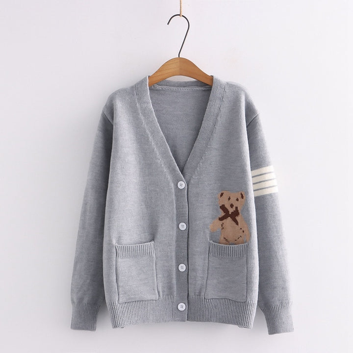 Letter Embroidery Loose Sweaters Women - MomyMall 05 1 / One size