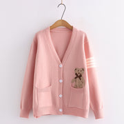 Letter Embroidery Loose Sweaters Women - MomyMall 05 2 / One size
