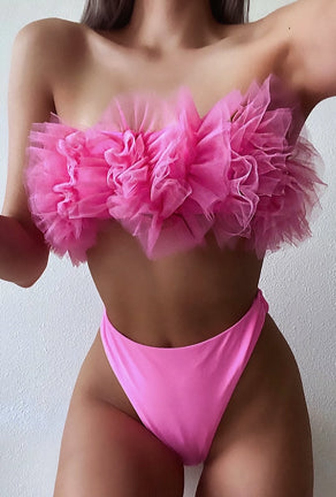 ABRINA - MAILLOT DE BAIN 2 PIÈCES EN TULLE