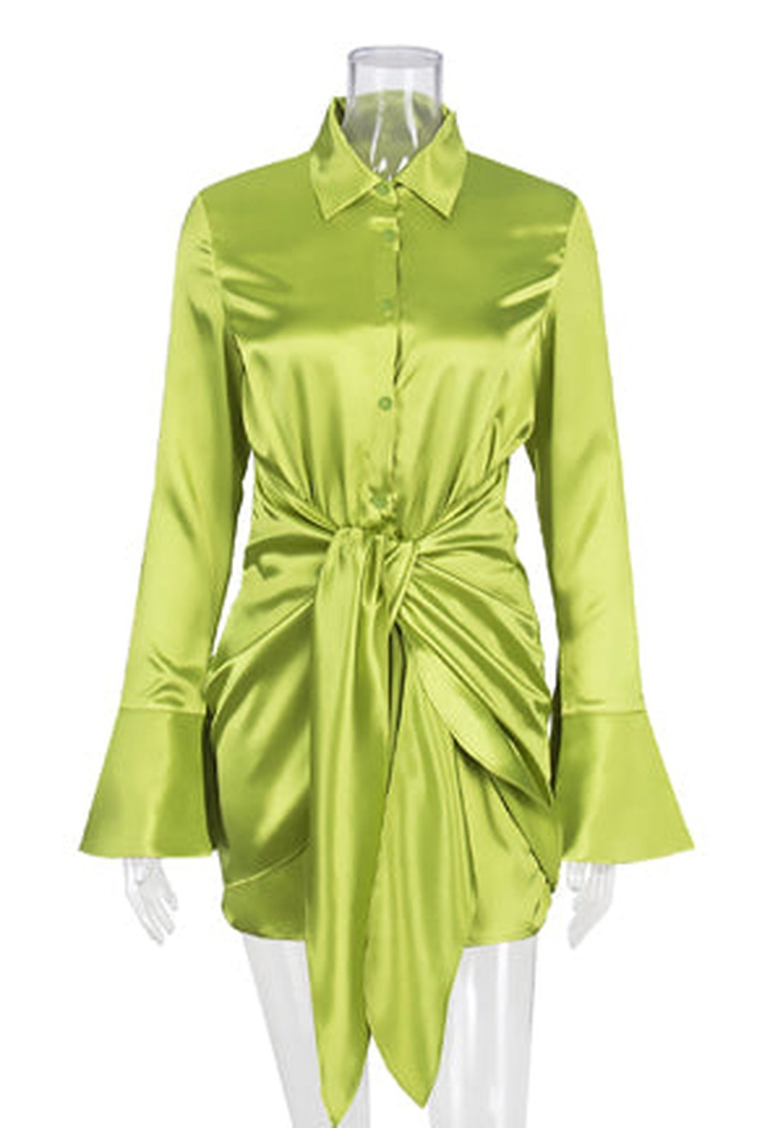 SOPHIE - SHIRT SATEEN DRESS