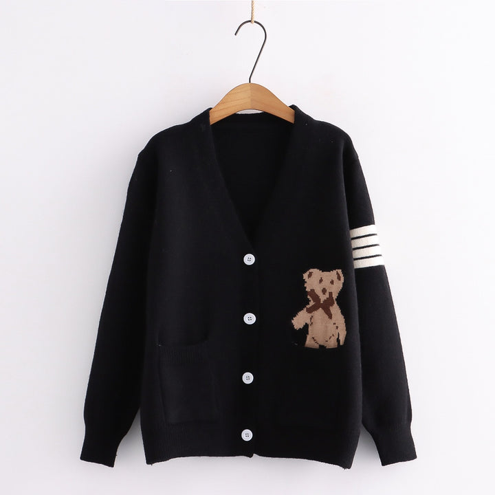 Letter Embroidery Loose Sweaters Women - MomyMall 05 4 / One size