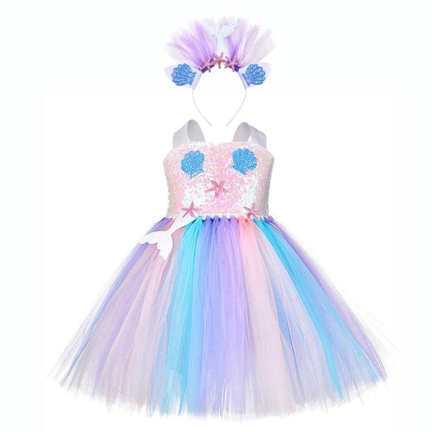 ariel birthday party dress Princess Ariel the Little Mermaid Inspired Tutu Dress Satin Aqua Green Ball Gown Birthday Party Outfit Pageant Wear Halloween Costume Scales