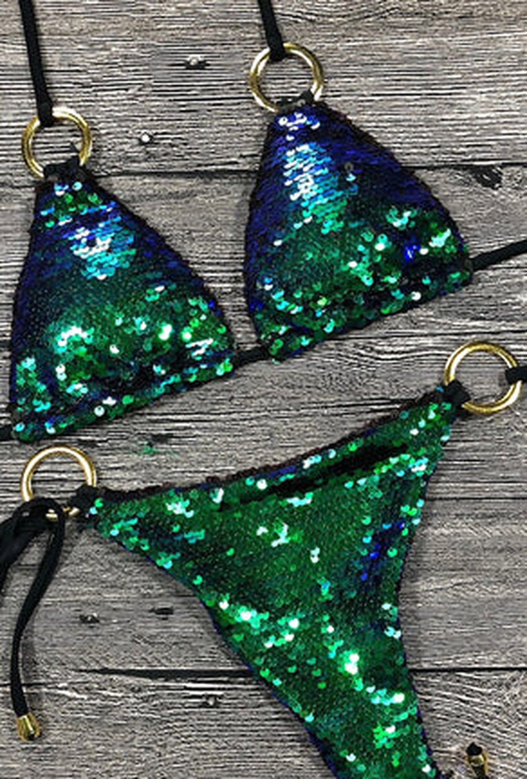 Sha'CARRI - SEQUIN 2 PIECE SWIMSUIT