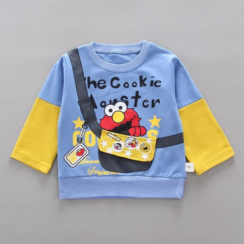 Boys Girs Cartoon Letter Sets Tracksuit 2 Pcs/Suit - MomyMall