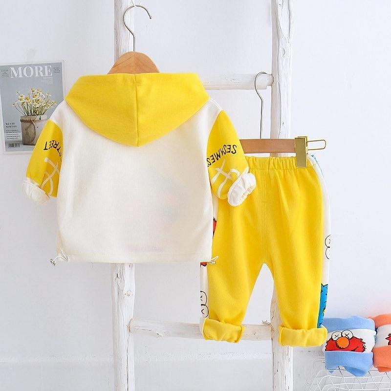 Baby Boys Girls Casual Suit Cartoon Tops+Pants 2pcs/sets - MomyMall