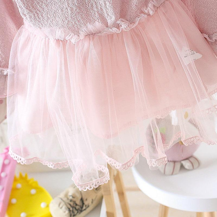 Baby Gir Party Casual Mesh Dresses 3-24 Months - MomyMall
