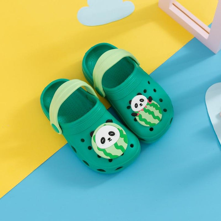 Toddler Kid Boys Girls Cute Beach Sandals Slippers Shoes - MomyMall Green / 14（insole 13.5cm））